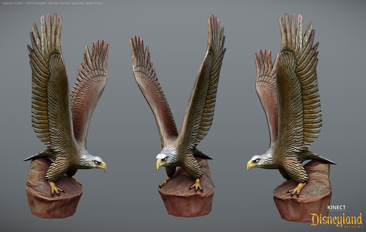 eagle high poly sculpt